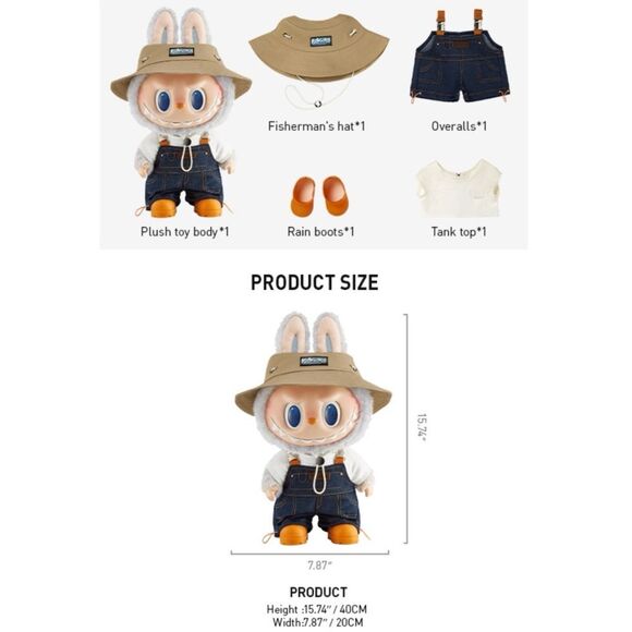 POP MART THE MONSTERS LABUBU FALL IN WILD SERIES-Vinyl Plush Doll Action Figure - Picture 8 of 8